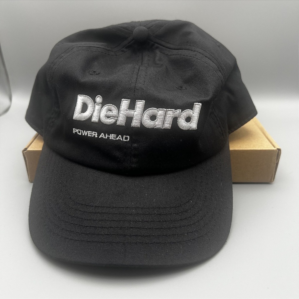 DieHard Power Ahead Advance Auto Parts Black Embroidered Baseball Cap Hat
